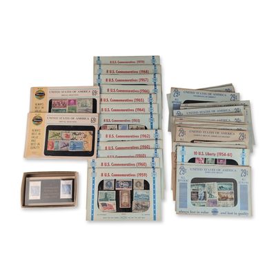 Sale Photo Thumbnail #679: 42pc Collection of US Commemorative and Topical Stamp Packets