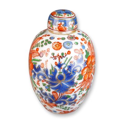 Sale Photo Thumbnail #379: Imari Porcelain Covered Tea Jar