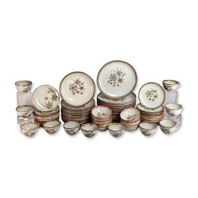 66pc El Palomar Ken Edwards Mexican Stoneware Dinner Service