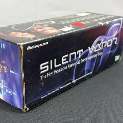Sale Photo Thumbnail #843: Silent Vapor reusable, universal vaporizer bag kit in its original box.