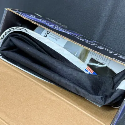Sale Photo Thumbnail #844: Opened original box containing a Silent Vapor reusable vaporizer bag set with cleaning solution and accessories.