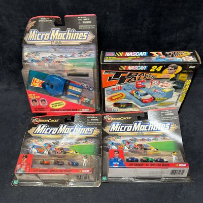 Sale Photo Thumbnail #421: NASCAR Jeff Gordon #24 Micro Machines and Track Talkers Set of Four