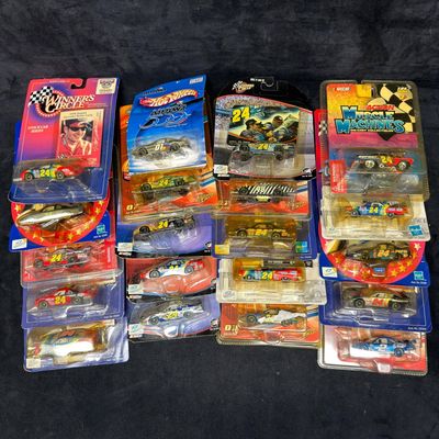 Sale Photo Thumbnail #407: Assorted NASCAR Jeff Gordon Main Driver Die-Cast Car Collection 20 Pcs