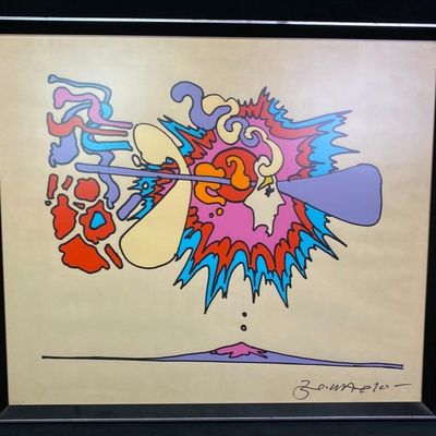 1970 Peter Max Serigraph "Winter Sunshine" Signed