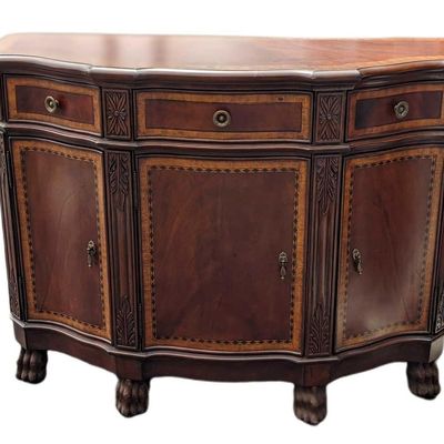 Sale Photo Thumbnail #193: Walnut Console Cabinet