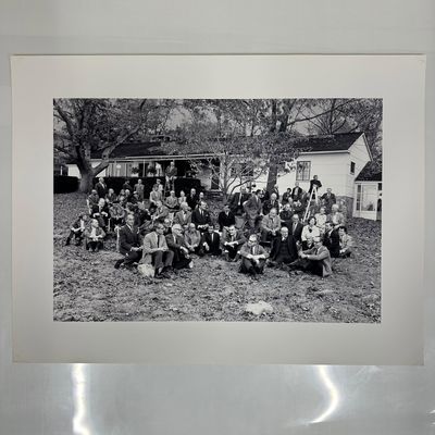 Sale Photo Thumbnail #222: Famous Artists School Faculty Group Portrait High Quality Lithograph Print