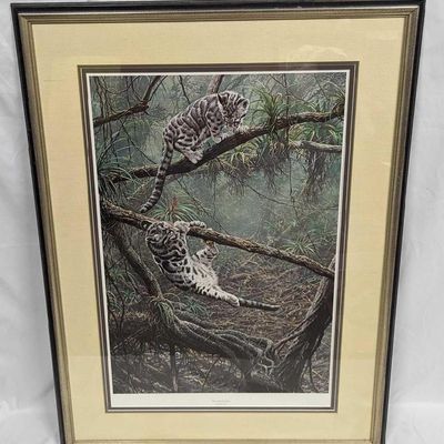 Sale Photo Thumbnail #214: Framed S&N Alan Hunt The Adventurers Print