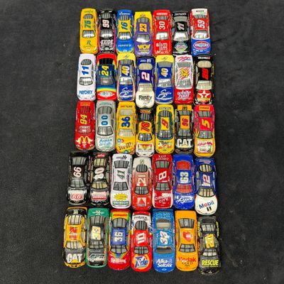 Sale Photo Thumbnail #398: Large Assortment of 35 NASCAR 1:24 Scale Die-Cast Stock Cars