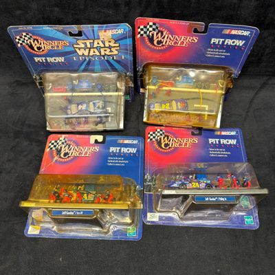 Sale Photo Thumbnail #378: Four Jeff Gordon Winners Circle NASCAR Pit Row Sets Star Wars
