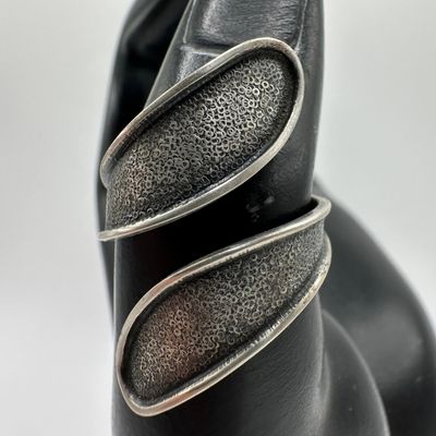 Sale Photo Thumbnail #343: Beau Sterling Bypass Wrap Ring X74