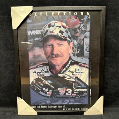 Sale Photo Thumbnail #271: Framed Dale Earnhardt Reflections NASCAR Print Poster