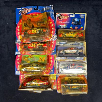 Sale Photo Thumbnail #382: Jeff Gordon Dale Earnhardt Lot of Eight NASCAR 1:43 Scale Die Cast Cars