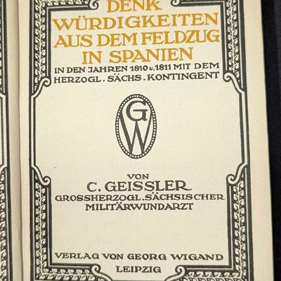 Denkwürdigkeiten Aus Dem Feldzug In Spanien HC