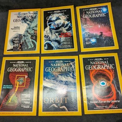 Sale Photo Thumbnail #226: 6 1980s 1990s National Geographic Magazines Z