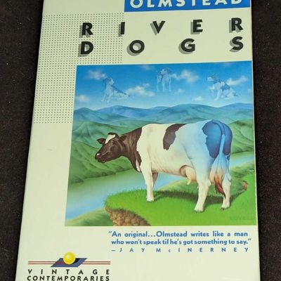 Sale Photo Thumbnail #129: Robert Olmstead Signed River Dogs First Edition Paperback