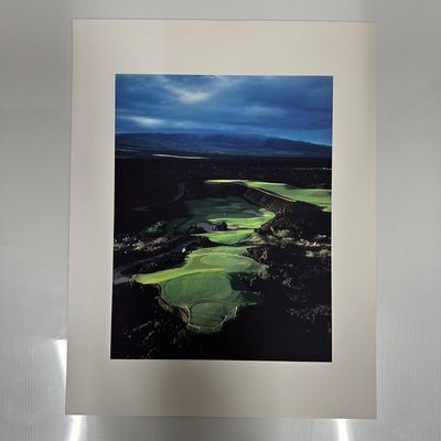 Sale Photo Thumbnail #360: Aerial Golf Course Landscape Over Fairways Fine Art Color Photography Print