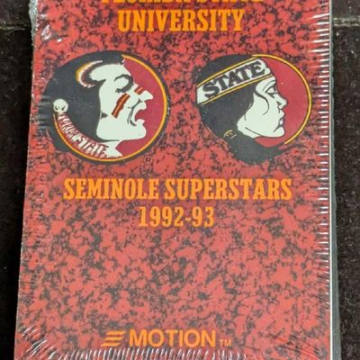 Sale Photo Thumbnail #267: Sealed Florida State University Seminole Superstars 1992-1993 Motion Cards C