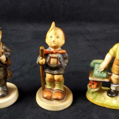 Sale Photo Thumbnail #371: 2 Vintage Goebel Hummel Figurines And 1 Imitation
