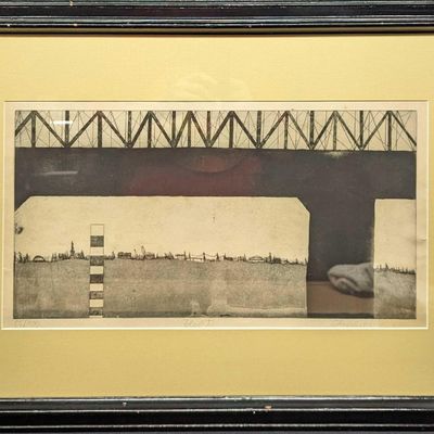 Sale Photo Thumbnail #163: S&N Framed Bridge Print