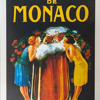 La Celebre Biere de Monaco Reproduction Poster A