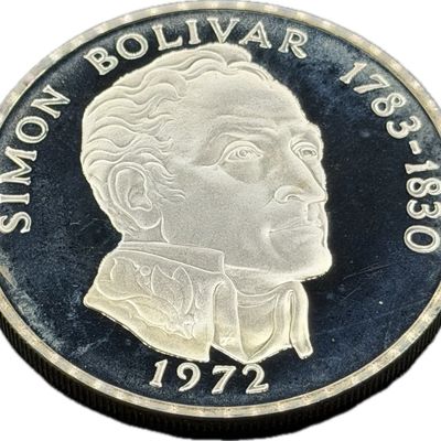 Sale Photo Thumbnail #175: 1972 Panama 20 Balboa Sterling Silver Proof Coin