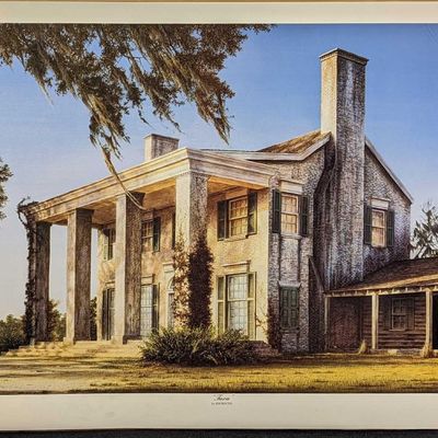 Sale Photo Thumbnail #116: Sold Out Jim Booth LE Tara Gone With The Wind Print
