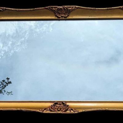 Sale Photo Thumbnail #283: Vintage Bassett Mirror Company Gold Gilded Mirror