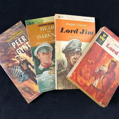 4 Vintage Paperback Books Heart Of Darkness Joseph Conrad