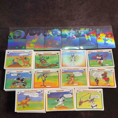 Sale Photo Thumbnail #354: 1990 Upper Deck The Looney Tunes Baseball Card Collection Set Hologram Cards