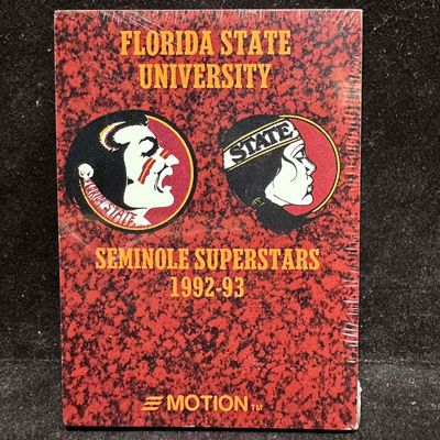 Sale Photo Thumbnail #374: Florida State University Seminole FSU Superstars 1992-1993 Motion Cards M Sealed