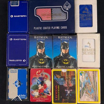 Sale Photo Thumbnail #409: 11 Vintage Disney Batman Delta Playing Cards A
