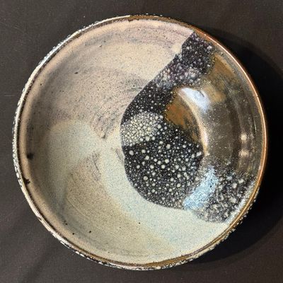 Ball, Garry E (1941-1981) blue bowl, stoneware