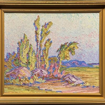 Runbeck, Dolores Gaston (1898-1994) Twilight, 1931 oil on board