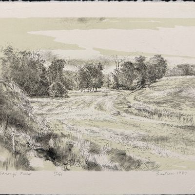 Sale Photo Thumbnail #106: Sudlow, Robert (1920-2010) Strong's Field, 1989 lithograph