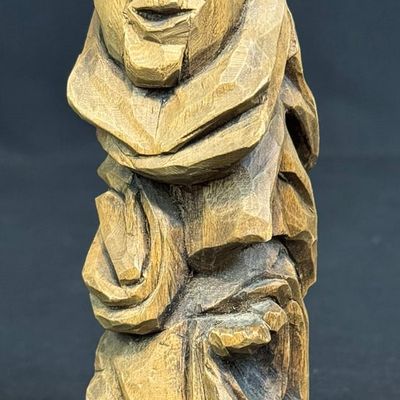 Malm, Norman (1928-2011) monk, woodcarving