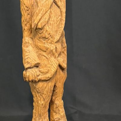 Sale Photo Thumbnail #116: Pearson, Anton (1892-1967) tall man, woodcarving
