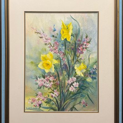 Forsberg, Maleta (1931-2025) The Essences of Spring, 1987 watercolor