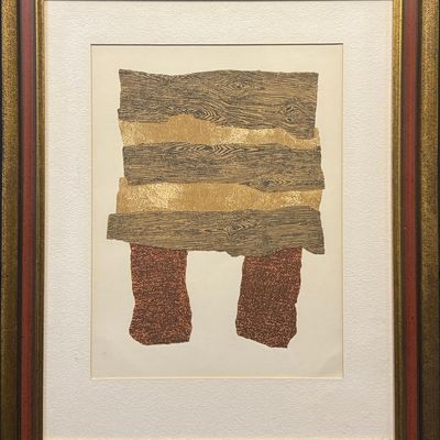 Baj, Enrico (1924-2003) Composition, 1962 color lithograph