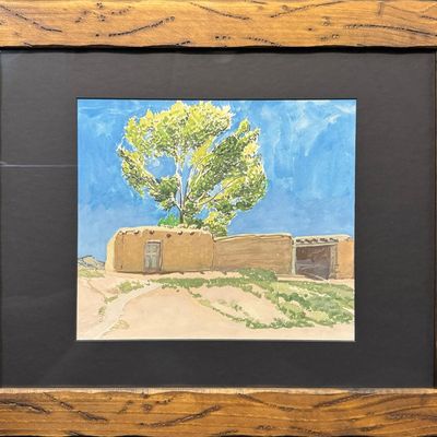 Sale Photo Thumbnail #129: Davidson, Ed (1877-1944) untitled adobe, watercolor