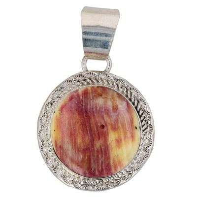 Richardson's Trading Post: Shirley Lee Navajo Sterling Spiny Oyster Pendant
