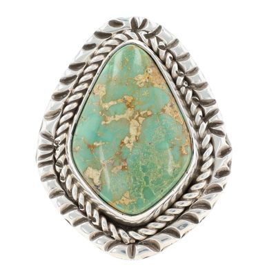 LaRose Ganado Navajo Sterling Royston Turquoise Ring Sz 8