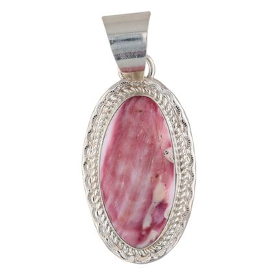 Richardson's Trading Post: Shirley Lee Navajo Sterling Spiny Oyster Pendant