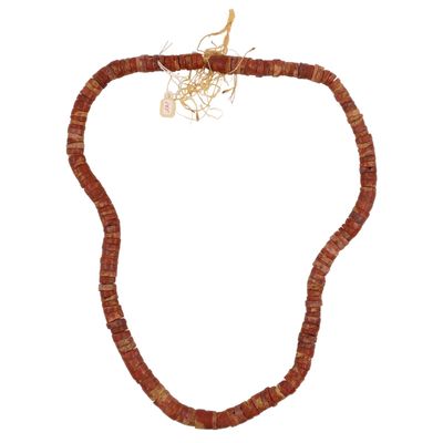Vintage African Bauxite Trade Bead Necklace