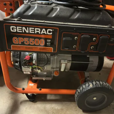 Sale Photo Thumbnail #2: Generac 5500 Mobile Generator Used only a couple of times.