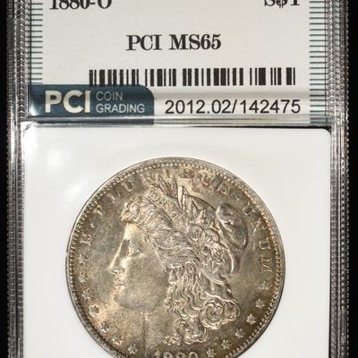 Sale Photo Thumbnail #211: 1880-O MORGAN DOLLAR PCI GEM BU