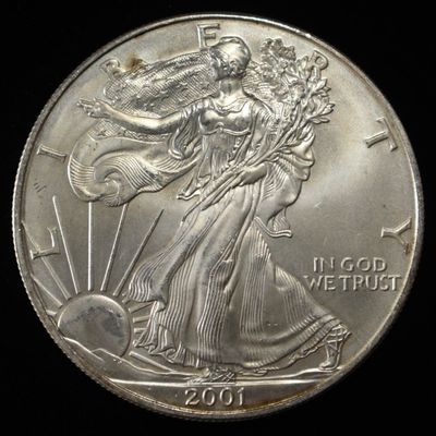 2001 AMERICAN SILVER EAGLE