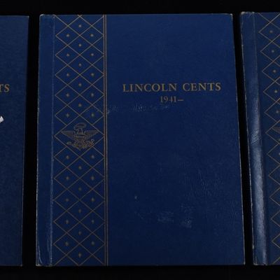 Sale Photo Thumbnail #335: (3) LINCOLN CENT WHITMAN ALBUMS