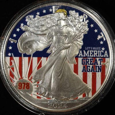 Sale Photo Thumbnail #114: 2024 AMERICAN SILVER EAGLE PAINTED