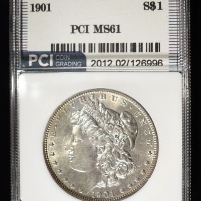 Sale Photo Thumbnail #375: 1901 MORGAN DOLLAR PCI BU