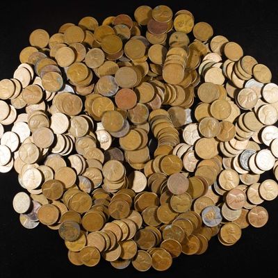 Sale Photo Thumbnail #127: (500) 40'S & 50'S WHEAT CENTS